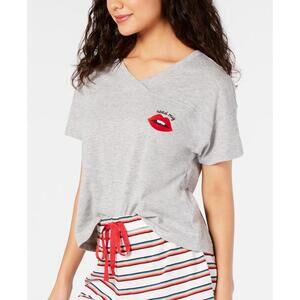 Jenni Womens Graphic Sleep T-Shirt Size L